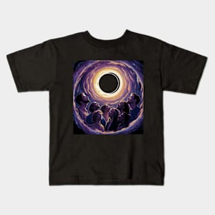 Art Solar Eclipse 2024 Totality April 8 Men Kids T-Shirt